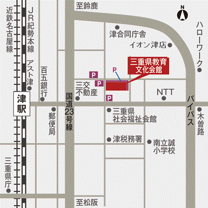 開催場所地図